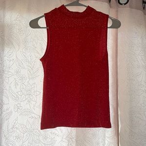 Red sparkly shirt